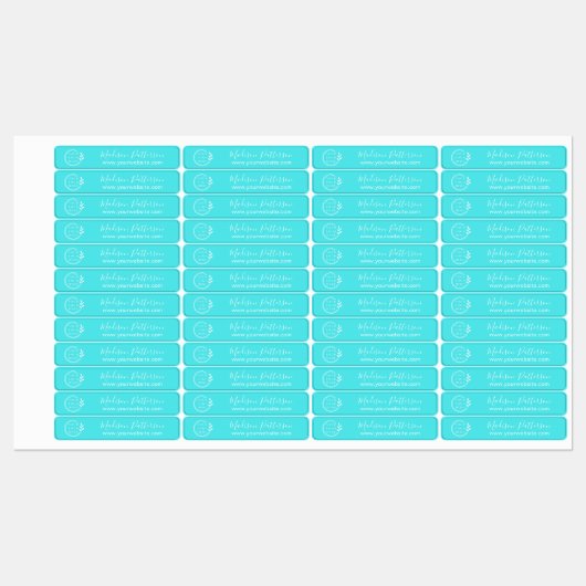 カスタムロゴモダンミニマルなソーシャルメディアのアイコン ラベル (シート)