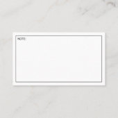 カスタムロゴモダンミニマルのアイコン 名刺 (裏面)