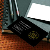 カスタムロゴモダンミニマル白または任意の色 名刺