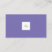 カスタムロゴモダンミニマル・ソーシャル・メディア・アイコン 名刺 (裏面)