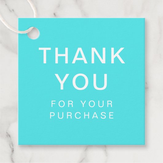 カスタムロゴモダンミニマル フェイバータグ (正面)