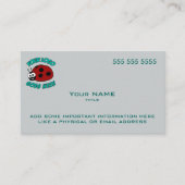 カスタムロゴモダン青 名刺 (正面)