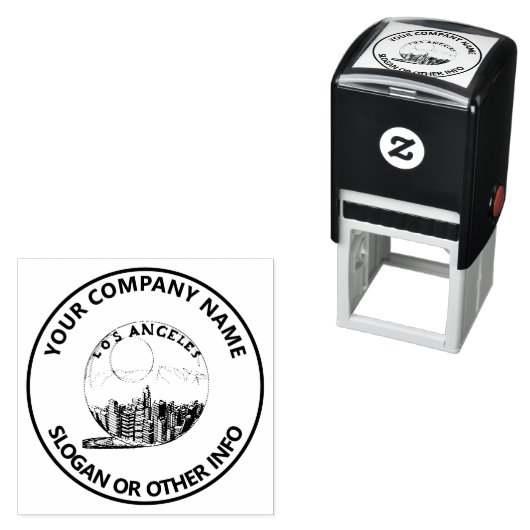 カスタムロゴロサンゼルス セルフインキングスタンプ (インサイチュ)