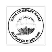 カスタムロゴロサンゼルス セルフインキングスタンプ (デザイン)