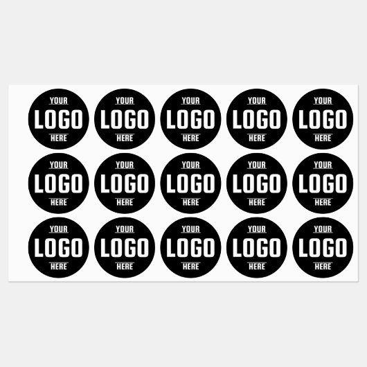 カスタムロゴ中円防水ビニールラベル ラベル (シート)