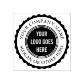 カスタムロゴ丸スタンプ枠 ラバースタンプ (インプリント)