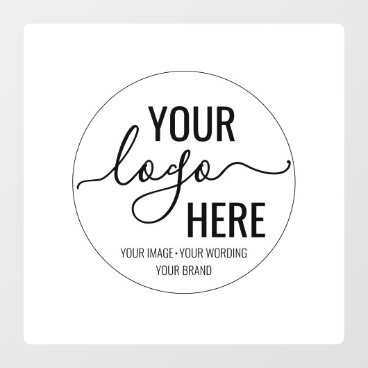 カスタムロゴ事業会社企業の店ガラス ウィンドウサイン (シート)