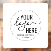 カスタムロゴ事業会社企業の店ガラス ウィンドウサイン (シート2)