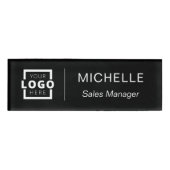 カスタムロゴ事業従業員名 名札 (正面)