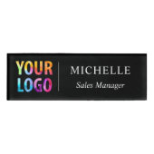 カスタムロゴ事業従業員名 名札 (正面)