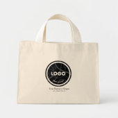 カスタムロゴ付きプロモーショントートバッグ ミニトートバッグ (正面)