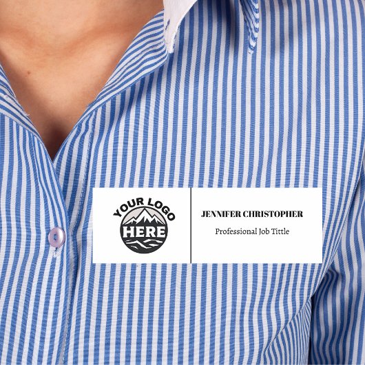 カスタムロゴ付き会社従業員名タグ 名札