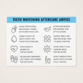 カスタムロゴ任意の色の歯のホワイトニングカ気にード (裏面)