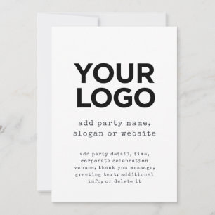 カスタムロゴ企業のパーティータイプライタ 招待状