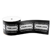 カスタムロゴ企業のマーケティング グログランリボン (リール)