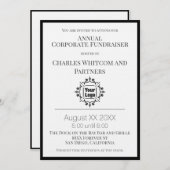 カスタムロゴ企業の又は会社イベント 招待状 (正面/裏面)