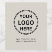 カスタムロゴ企業の販売促進 ワインラベル (シングルラベル)