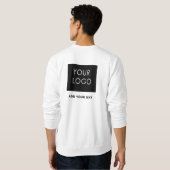 カスタムロゴ会社のプロモーション スウェットシャツ (裏面フル)