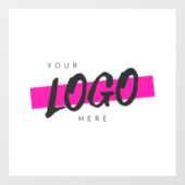 カスタムロゴ会社のプロモ企業のーション ウィンドウサイン (シート)