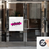 カスタムロゴ会社のプロモ企業のーション ウィンドウサイン (オフィスドア)