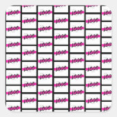 カスタムロゴ会社のプロモ企業のーション スクエアシール (正面)