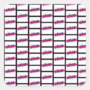 カスタムロゴ会社のプロモ企業のーション スクエアシール