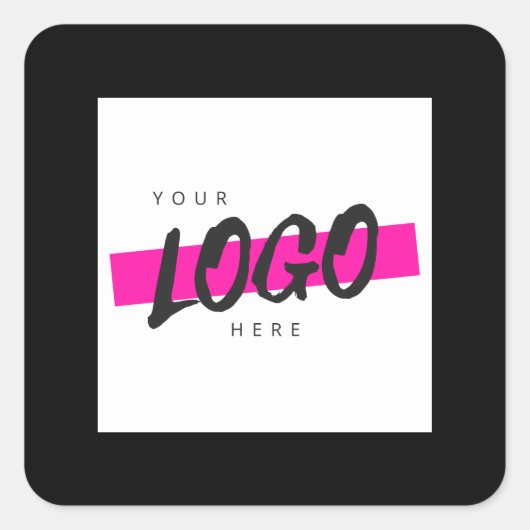 カスタムロゴ会社のプロモ企業のーション スクエアシール (正面)