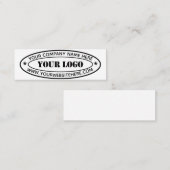 カスタムロゴ会社の印パーソナライズされた紙 スキニー名刺 (正面/裏面)