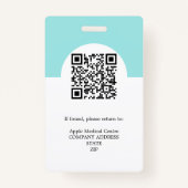 カスタムロゴ会社スタッフ写真IDセキュリティ バッジ (裏面)