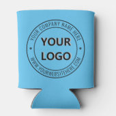 カスタムロゴ会社スタンプパーソナライズされた 缶クーラー (裏面)