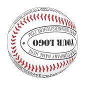 カスタムロゴ会社スタンプパーソナライズされた 野球ボール (正面左)