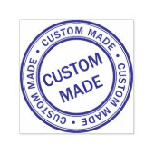 カスタムロゴ会社バイオレットパープル セルフインキングスタンプ (デザイン)