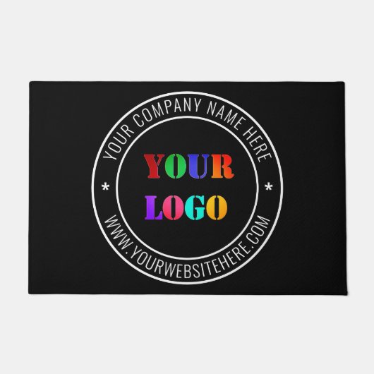 カスタムロゴ会社パーソナライズされた事務所 ドアマット (正面)