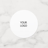 カスタムロゴ会社パーソナライズされた名の追加 コンフェッティ (スモール正面)