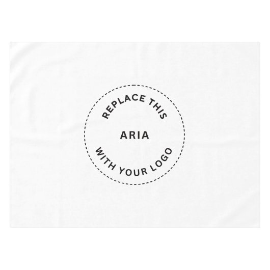 カスタムロゴ会社ビジネスレストランプロモーション テーブルクロス (正面(横))