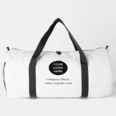 カスタムロゴ会社ホワイトビジ企業のネス ダッフルバッグ (裏面)