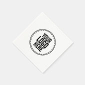 カスタムロゴ会社企業のイベントパーティー スタンダードカクテルナプキン (角)