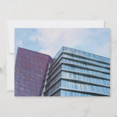 カスタムロゴ会社名写真ミニマリスト ノートカード (裏面)