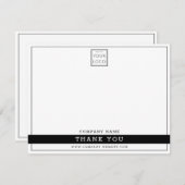 カスタムロゴ会社名 ノートカード (正面/裏面)