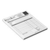 カスタムロゴ入り 領収書 請求書 ノートパッド (アングル)