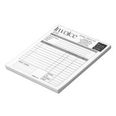 カスタムロゴ入り 領収書 請求書 ノートパッド (回転)