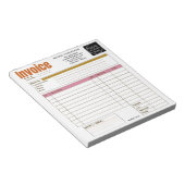 カスタムロゴ入り 領収書 請求書 ノート オ (アングル)