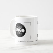 カスタムロゴ入れ コーヒーマグカップ (正面左)