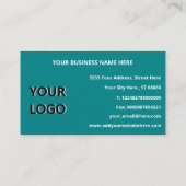 カスタムロゴ全情報連絡プロフェッショナル 名刺 (裏面)