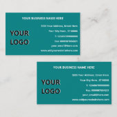 カスタムロゴ全情報連絡プロフェッショナル 名刺 (正面/裏面)