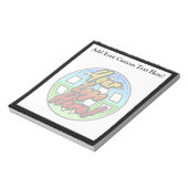 カスタムロゴ全色メモパーソナライズされた帳 ノートパッド (回転)