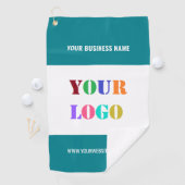 カスタムロゴ写真と文字ゴルフタオルあなたの色 ゴルフタオル (インサイチュ)