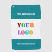 カスタムロゴ写真と文字ゴルフタオルあなたの色 ゴルフタオル (正面)