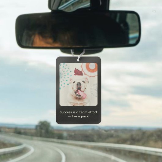 カスタムロゴ写真やる気を起こさせる景品 カーエアーフレッシュナー