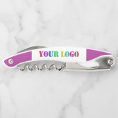 カスタムロゴ写真ウェイターのコルク抜きカラー ソムリエナイフ (裏面)